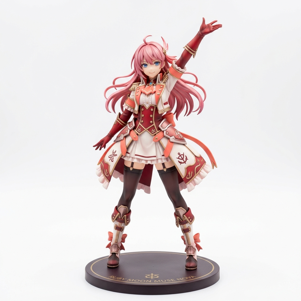 Figura garage kit Rukiy Kuchiki · estilo Magia · heroina magica artesanal · resina pintada a mano · Garage Kit Studio