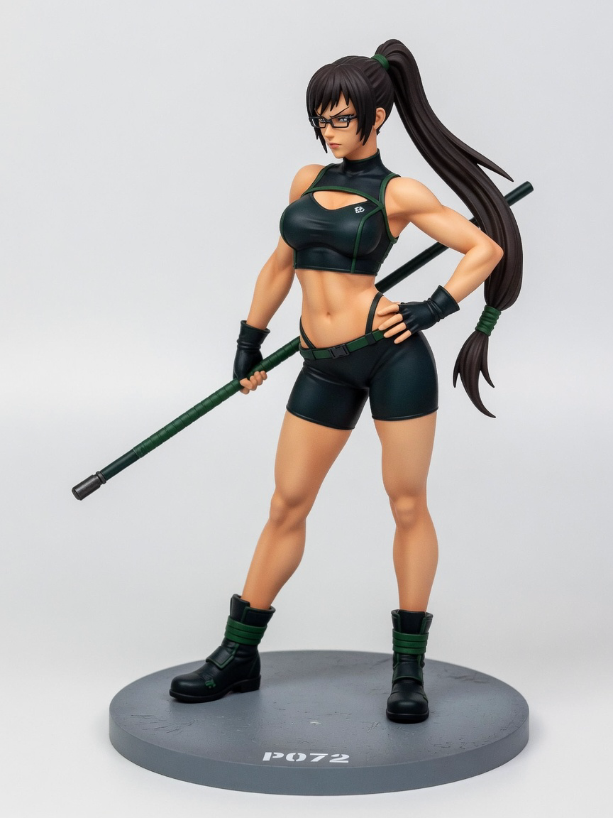 Figura garage kit Makin Zenin · estilo Tactica · vanguardia tactica · resina pintada a mano · Garage Kit Studio