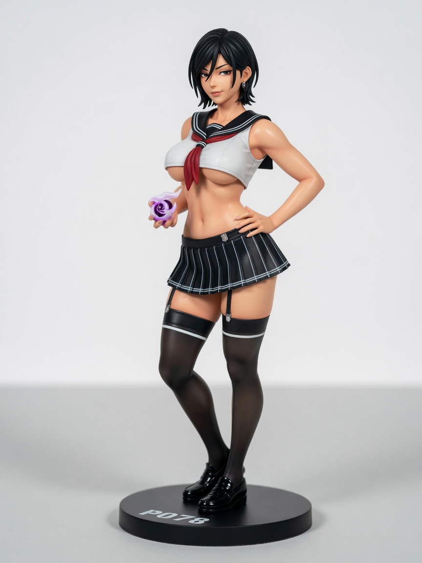 Figura garage kit Reko Amanai · estilo Dojo · energia marcial · resina pintada a mano · Garage Kit Studio