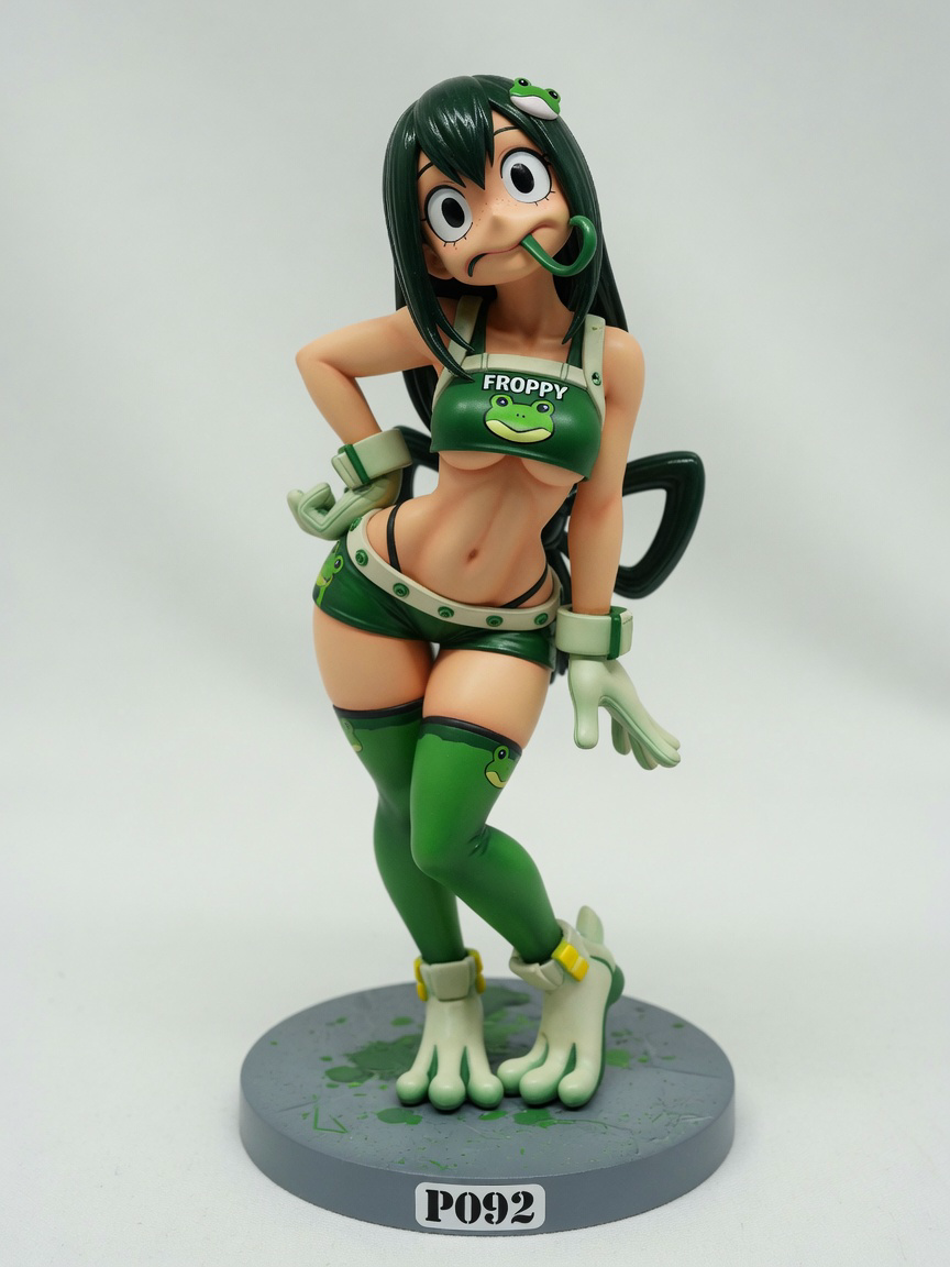 Figura garage kit Tsuyuh Asui · estilo Tactica · vanguardia tactica · resina pintada a mano · Garage Kit Studio