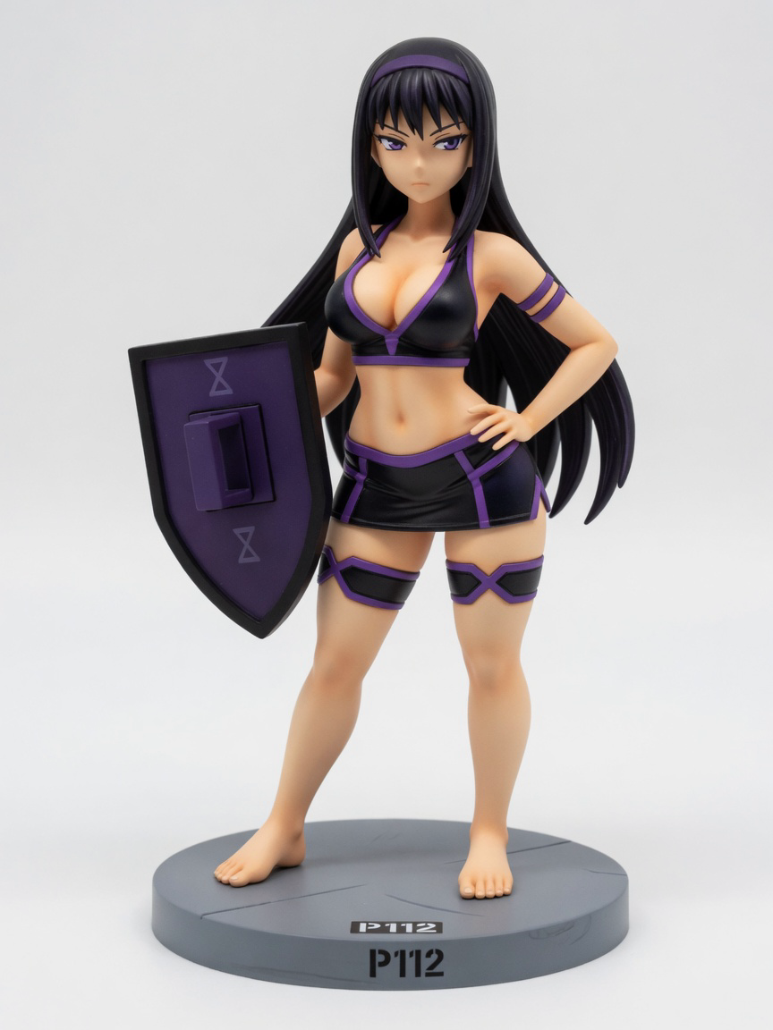 Figura garage kit Homurah Akemi · estilo Tactica · vanguardia tactica · resina pintada a mano · Garage Kit Studio