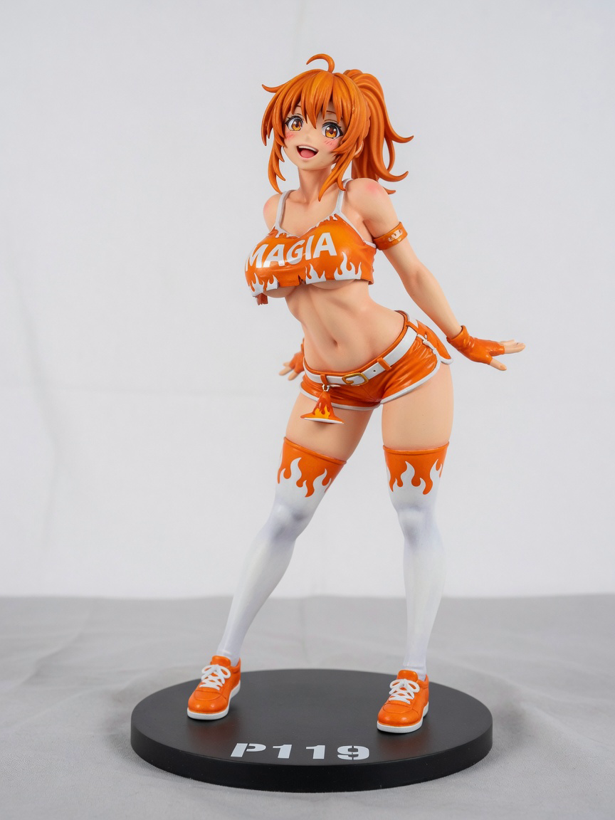 Figura garage kit Tsurono Yui · estilo Mistico · misticismo sereno · resina pintada a mano · Garage Kit Studio