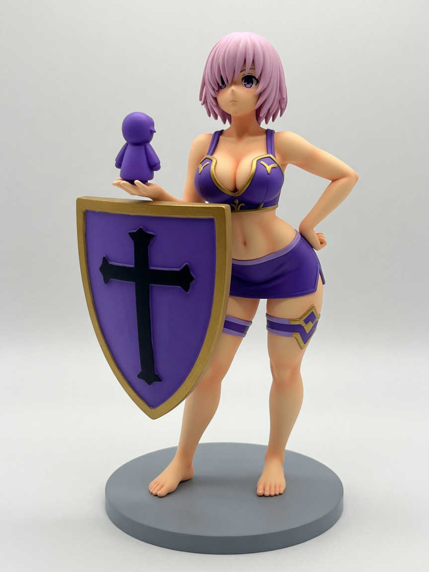 Figura garage kit Felicea Mitsuki · estilo Brillo · companion luminoso · resina pintada a mano · Garage Kit Studio