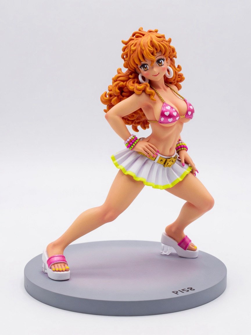 Figura garage kit Lumiko Manbagi · estilo Dojo · energia marcial · resina pintada a mano · Garage Kit Studio