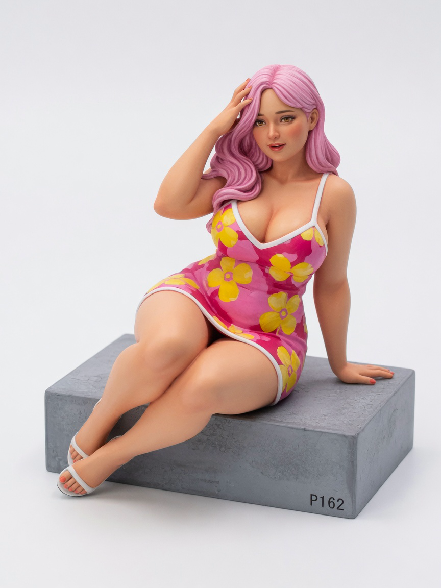 Figura garage kit Cattleyah Baudelaire · estilo Tactica · vanguardia tactica · resina pintada a mano · Garage Kit Studio