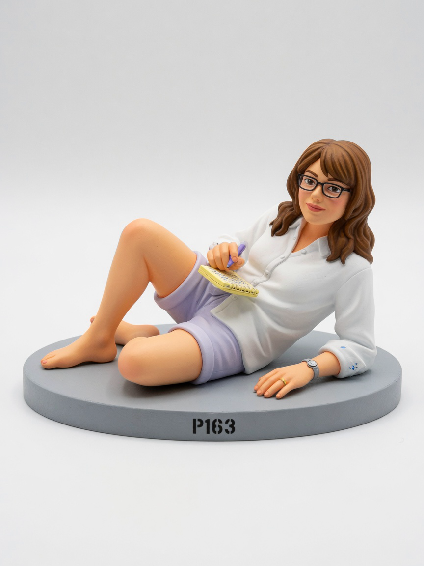 Figura garage kit Erici Brown · estilo Atelier · idol de atelier adulto · resina pintada a mano · Garage Kit Studio