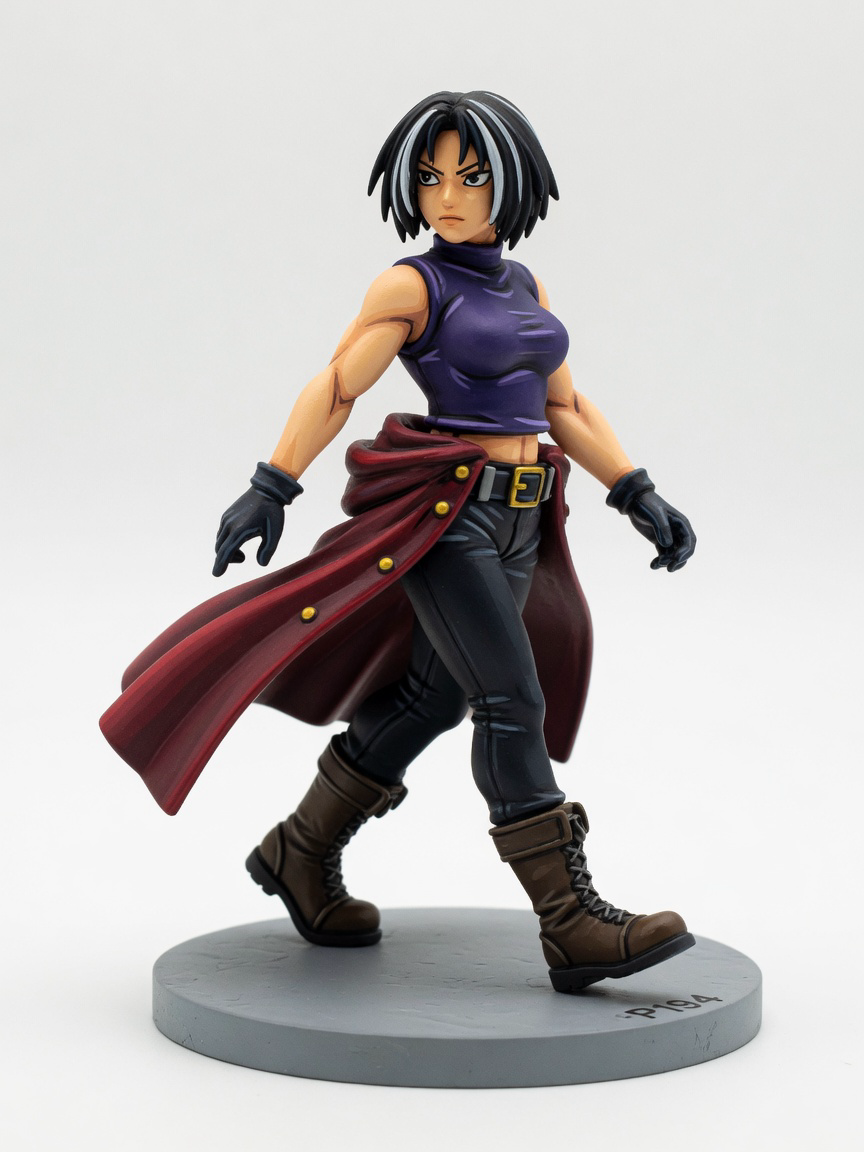 Figura garage kit Izomi Curtis · estilo Noble · nobleza de fantasia · resina pintada a mano · Garage Kit Studio