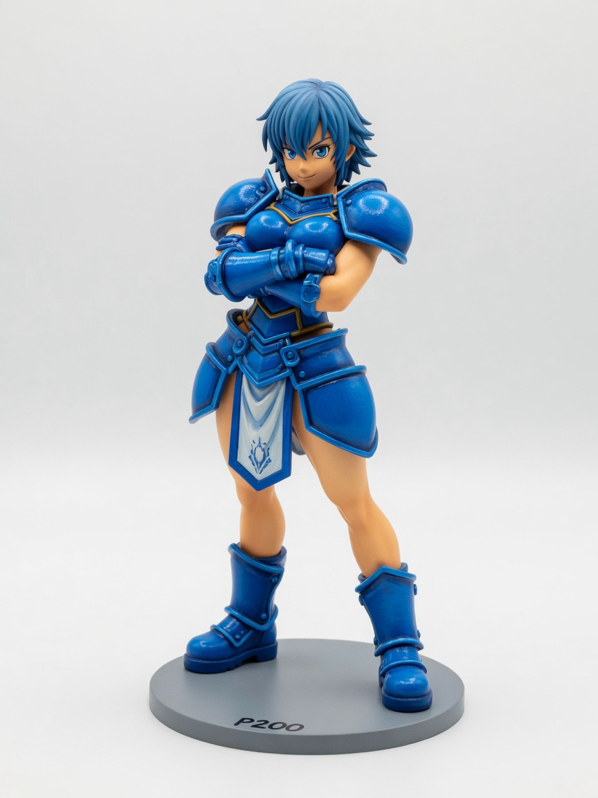 Figura garage kit Jiricho · estilo Brillo · companion luminoso · resina pintada a mano · Garage Kit Studio