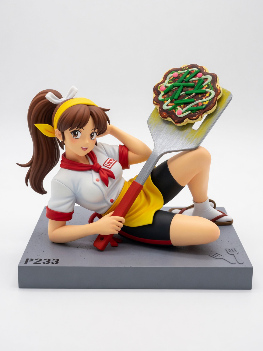 Figura garage kit Ukkyo Kuonji · estilo Atelier · idol de atelier adulto · resina pintada a mano · Garage Kit Studio