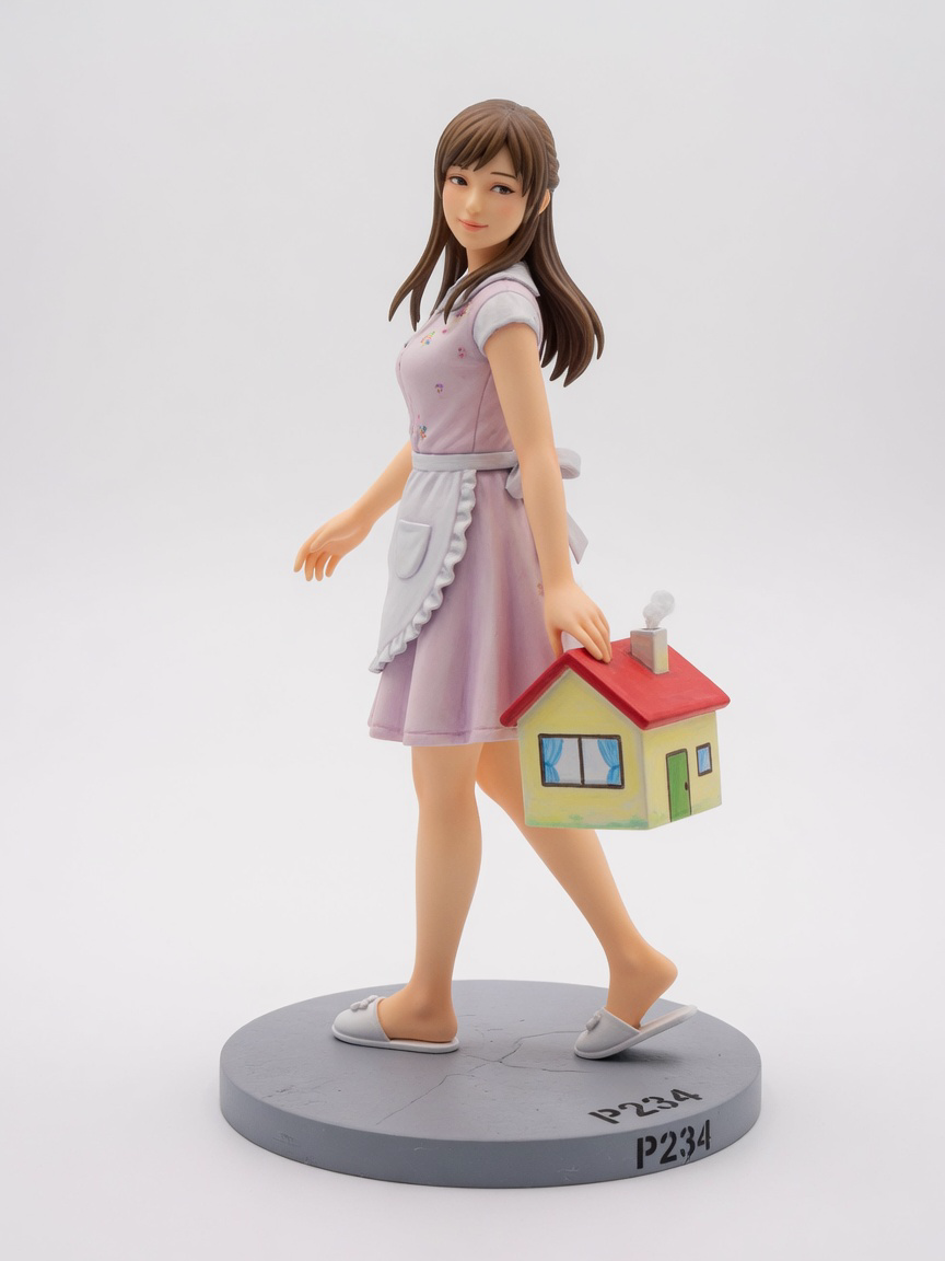 Figura garage kit Kassumi Tendo · estilo Noble · nobleza de fantasia · resina pintada a mano · Garage Kit Studio