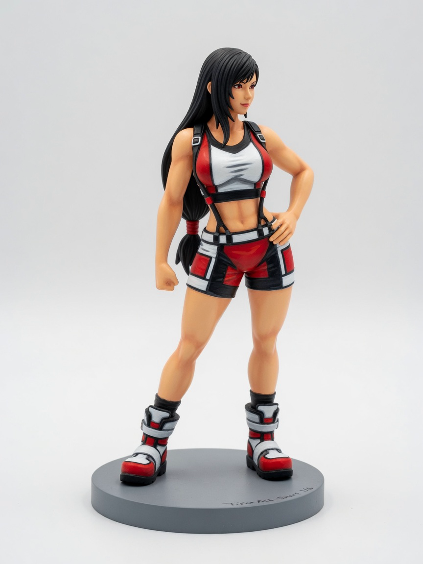 Figura garage kit Tifah Alt · estilo Aventura · aventura urbana · resina pintada a mano · Garage Kit Studio