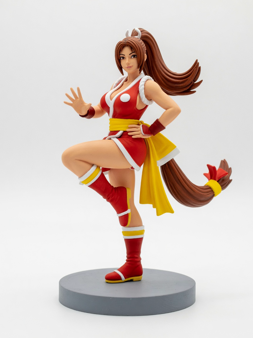 Figura garage kit Mao Shiranui · estilo Dojo · energia marcial · resina pintada a mano · Garage Kit Studio