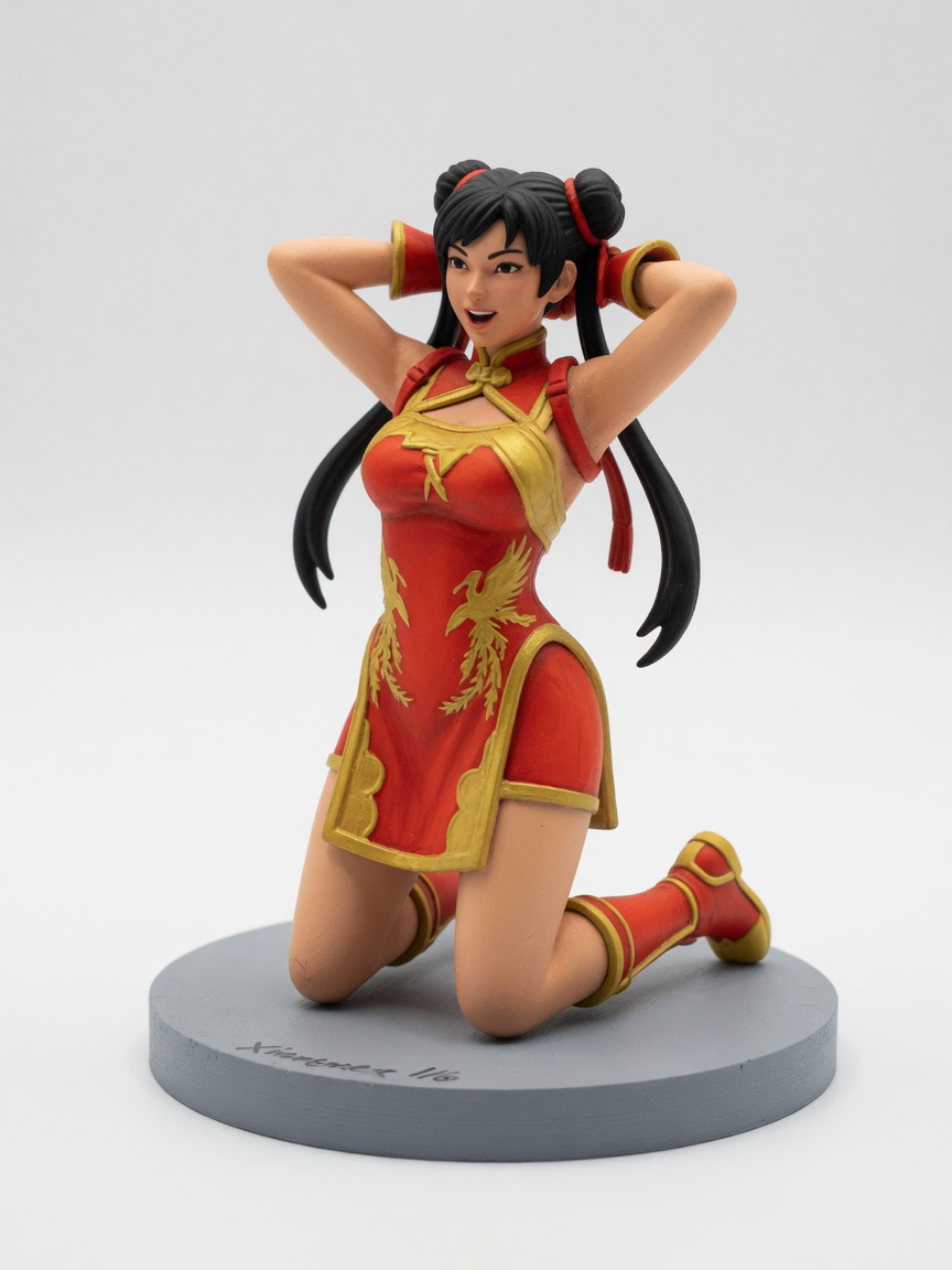 Figura garage kit Xianghui · estilo Cyber · cyber resina · resina pintada a mano · Garage Kit Studio