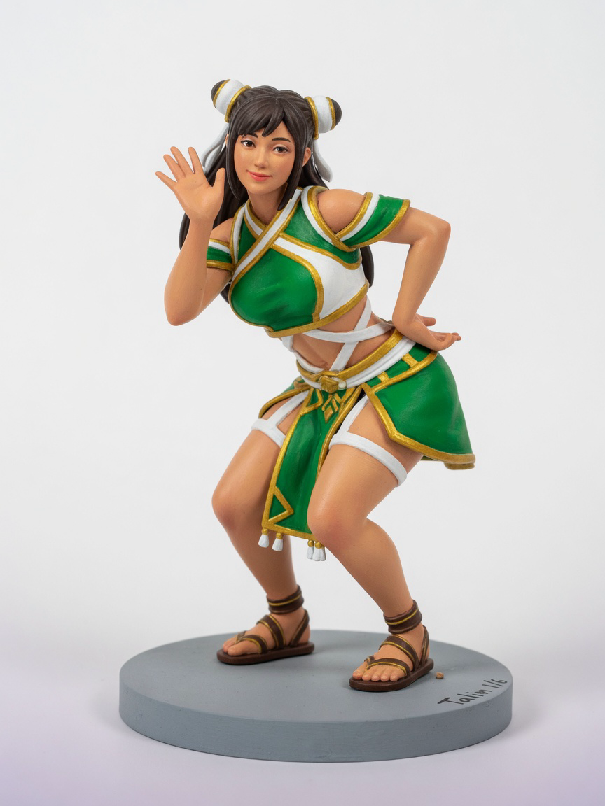 Figura garage kit Talym · estilo Noble · nobleza de fantasia · resina pintada a mano · Garage Kit Studio