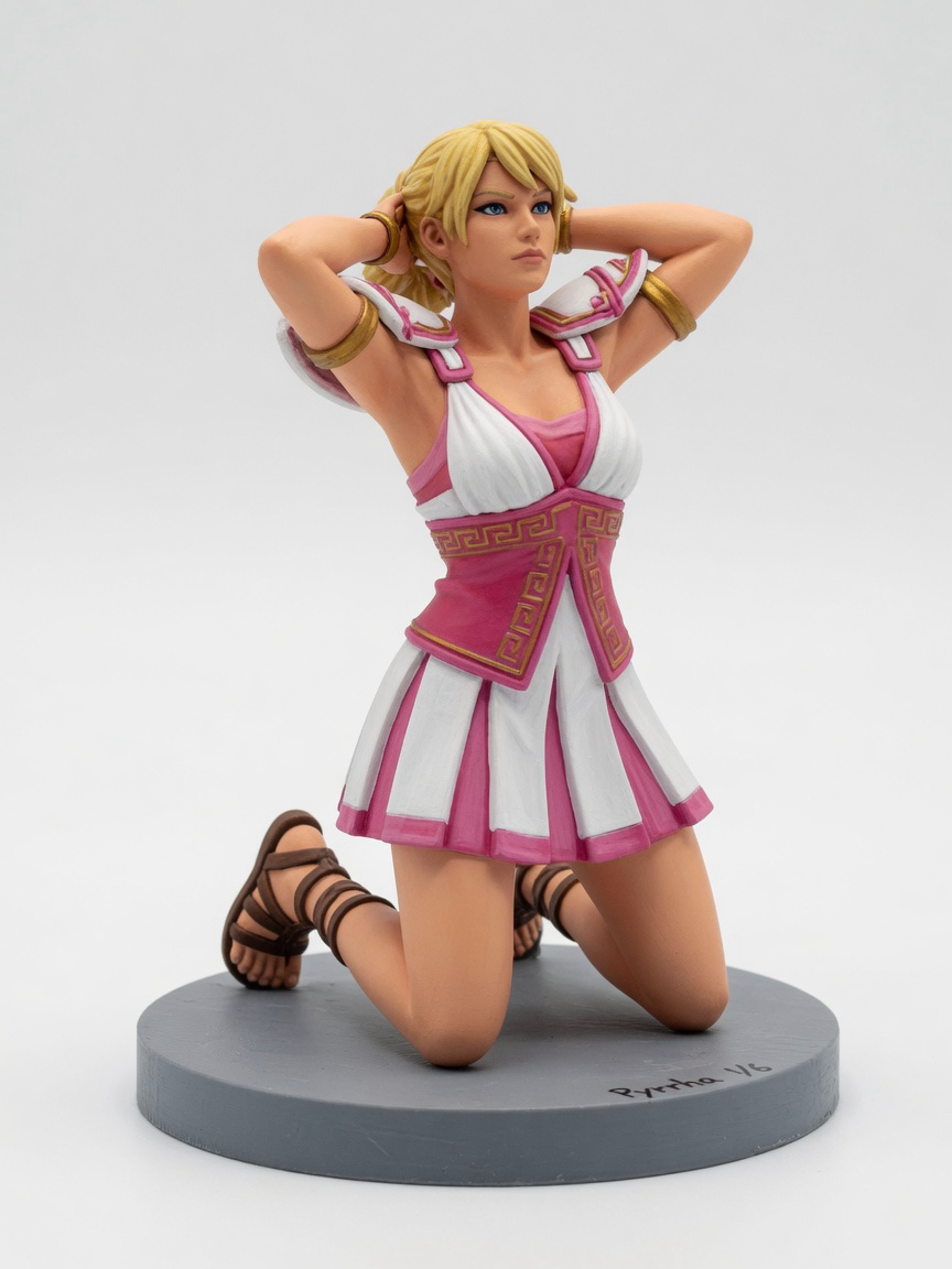 Figura garage kit Pyrrhan Alexandra · estilo Atelier · idol de atelier adulto · resina pintada a mano · Garage Kit Studio
