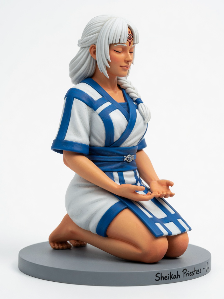 Figura garage kit Peya · estilo Tactica · vanguardia tactica · resina pintada a mano · Garage Kit Studio