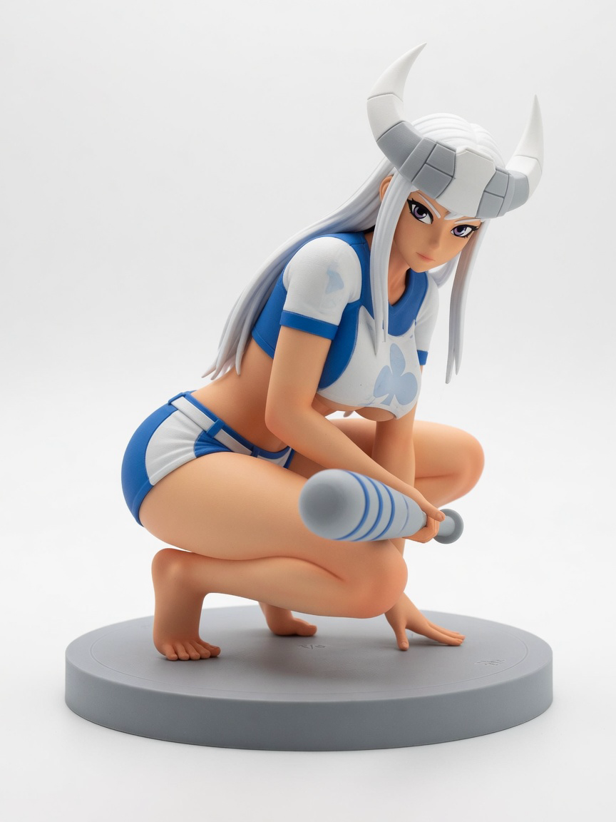 Figura garage kit Iamato · estilo Runas · maga de runas · resina pintada a mano · Garage Kit Studio
