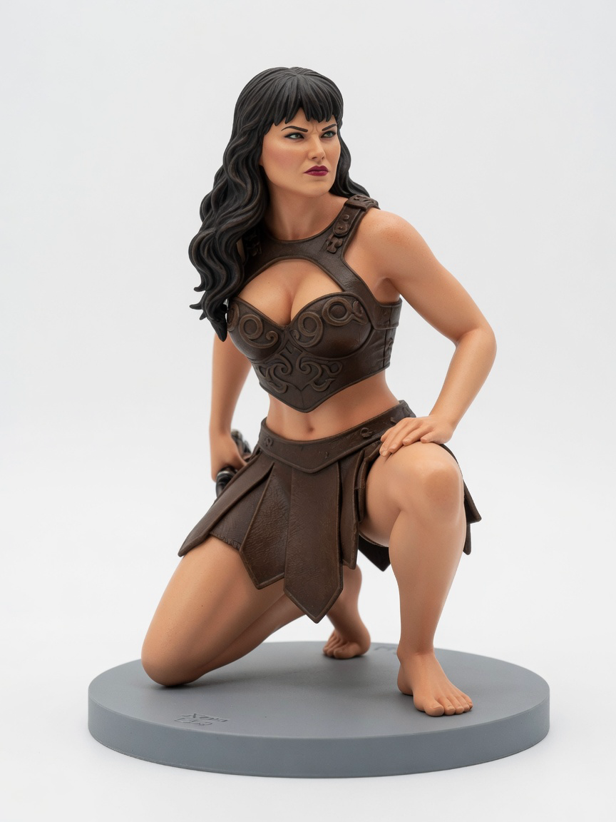 Figura garage kit Xeno · estilo Aventura · aventura urbana live · resina pintada a mano · Garage Kit Studio