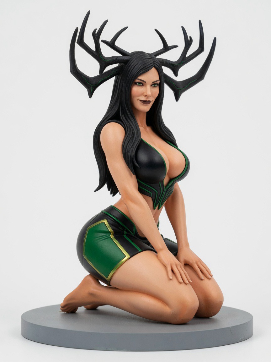 Figura garage kit Helah Alt · estilo Mistico · misticismo sereno · resina pintada a mano · Garage Kit Studio