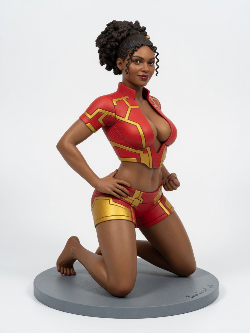 Figura garage kit Eronheart Alt · estilo Cyber · cyber resina · resina pintada a mano · Garage Kit Studio