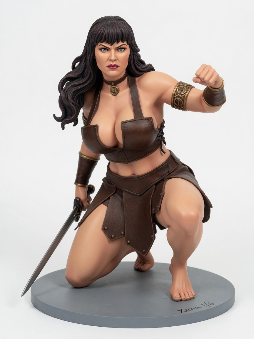 Figura garage kit Xene Alt · estilo Noble · nobleza de pantalla · resina pintada a mano · Garage Kit Studio