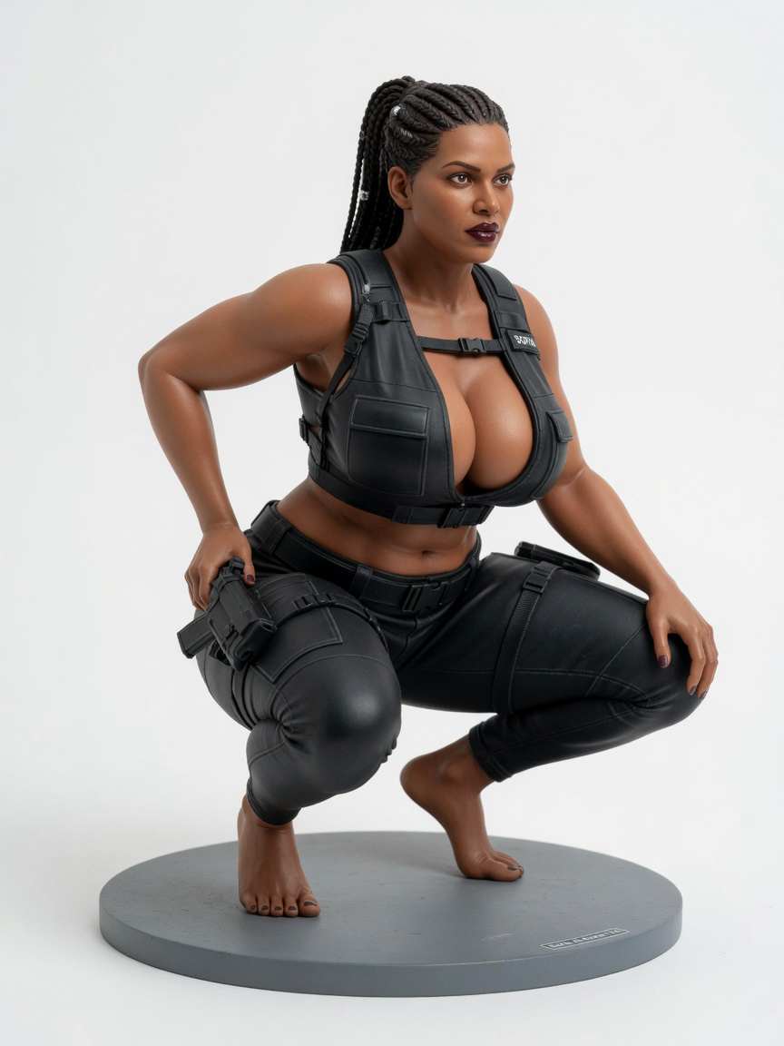 Figura garage kit Sofie Wick Alt · estilo Tactica · vanguardia tactica live · resina pintada a mano · Garage Kit Studio