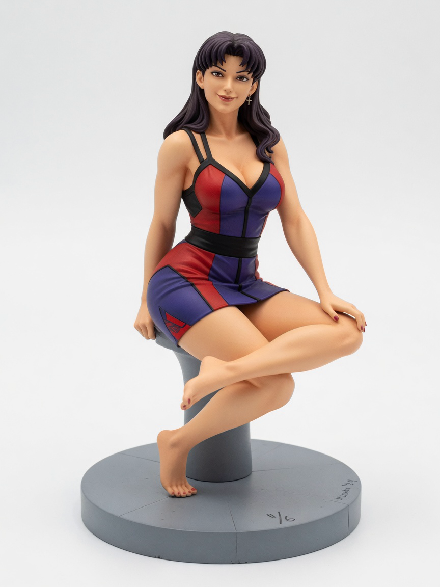 Figura garage kit Misata Katsuragi · estilo Runas · maga de runas · resina pintada a mano · Garage Kit Studio