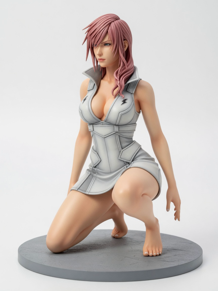 Figura garage kit Lyghtning · estilo Dojo · energia marcial · resina pintada a mano · Garage Kit Studio