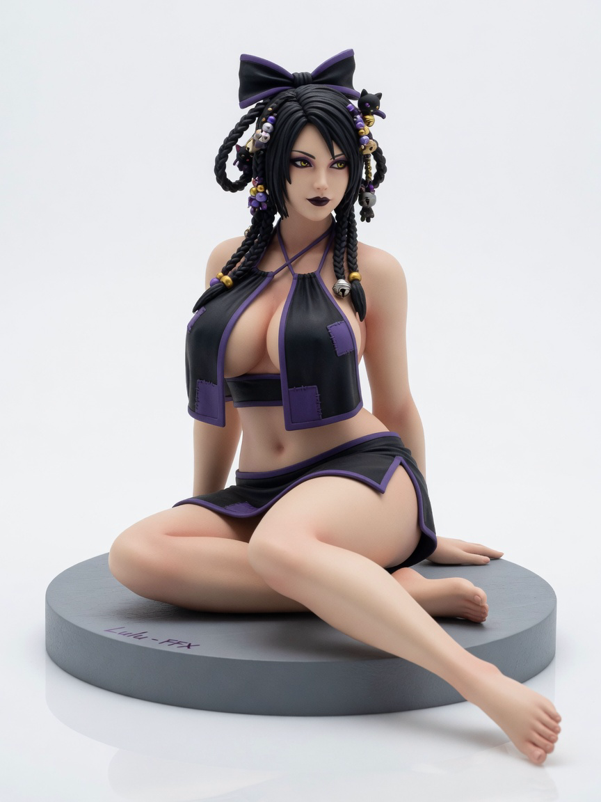 Figura garage kit Lulun · estilo Noble · nobleza de pantalla · resina pintada a mano · Garage Kit Studio
