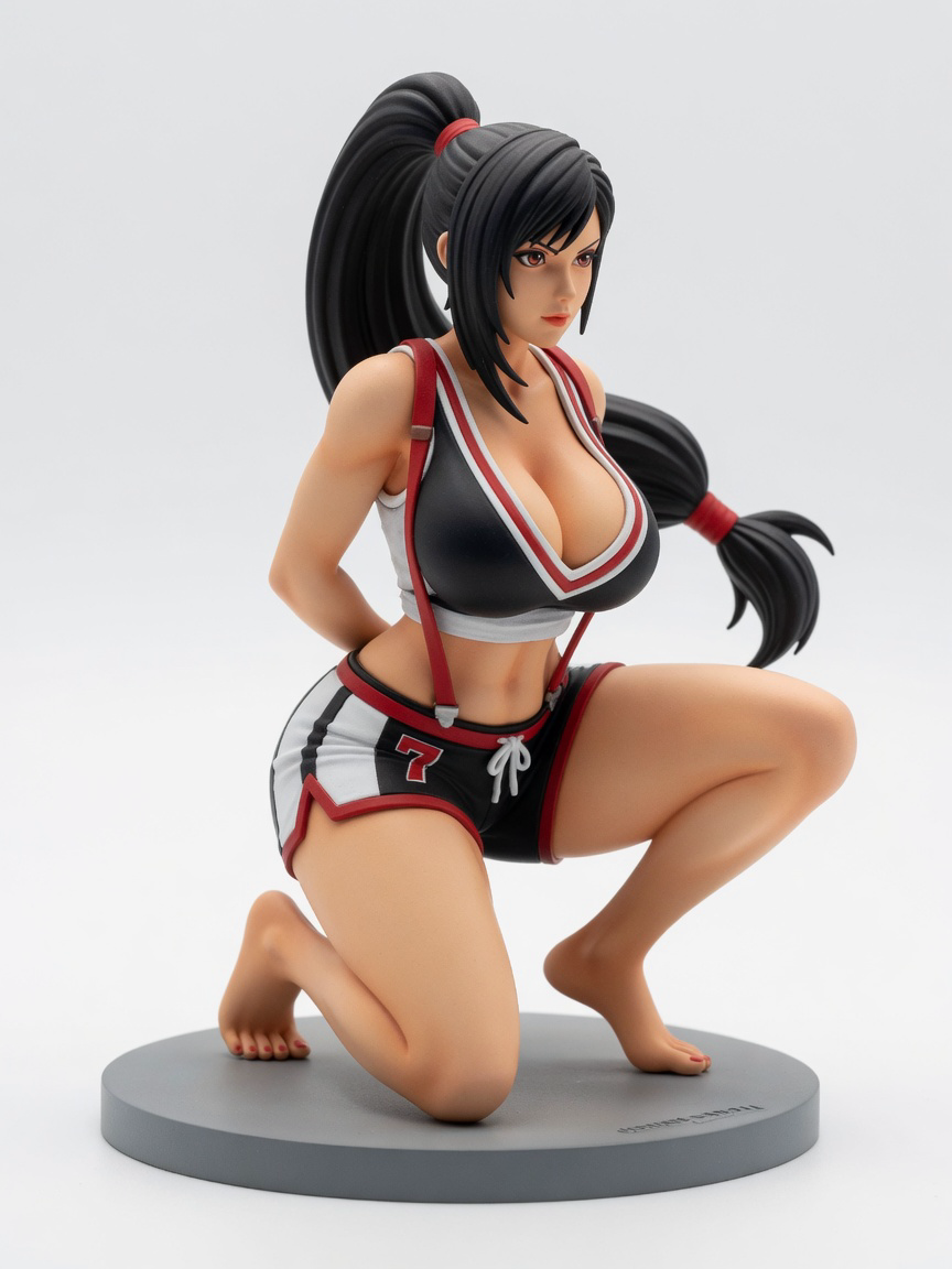 Figura garage kit Tifan Alt Sports · estilo Aventura · aventura urbana · resina pintada a mano · Garage Kit Studio
