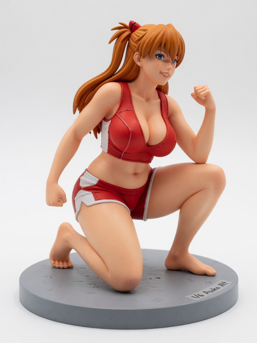 Figura garage kit Soryun Asuka Alt · estilo Tactica · vanguardia tactica · resina pintada a mano · Garage Kit Studio